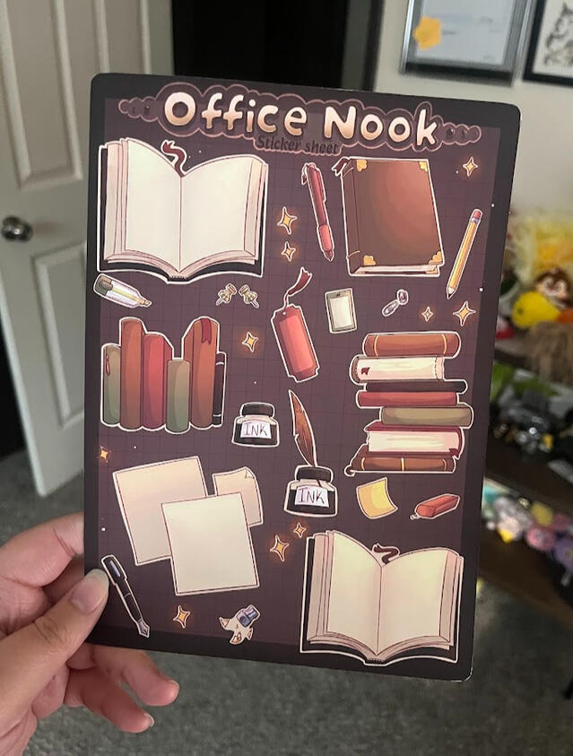 Office Nook sticker sheet